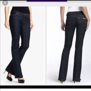 Michael Kors Women's Boot Cut Jeans - Dark Blue